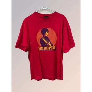 Mens Zion Vintage Y2K Jimi Hendrix Short Sleeve Tshirt XL